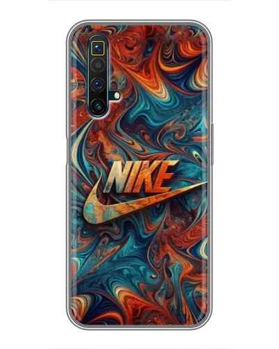Чехол для Realme X50 с картинкой «Nike в абстракции» Чехол для Realme X50 с картинкой «Nike в абстракции»
