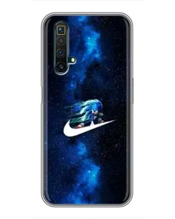 Чехол для Realme X50 с картинкой «Звездный путь Nike»