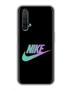 Чехол для Realme X50 с картинкой «Nike — городская ночь»
