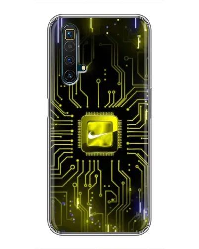 Чехол для Realme X50 с картинкой «Nike — золотая искра» Чехол для Realme X50 с картинкой «Nike — золотая искра»