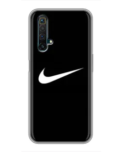 Чехол для Realme X50 с картинкой «Минималистический Найк»