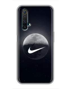 Чехол для Realme X50 с картинкой «Nike в стиле граффити»