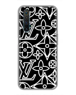 Чехол для Realme X50 с картинкой «Черно-белый узор LV» Чехол для Realme X50 с картинкой «Черно-белый узор LV»