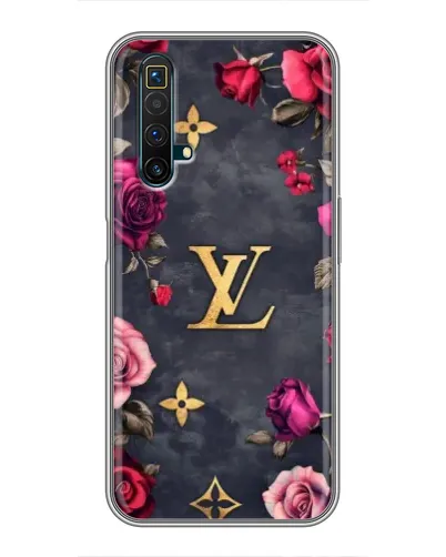 Чехол для Realme X50 с картинкой «Цветочный Louis Vuitton»