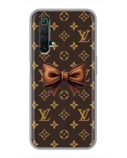 Чехол для Realme X50 с картинкой «LV с бантом»
