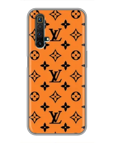 Чехол для Realme X50 с картинкой «Оранжевый стиль LV»