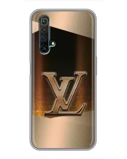 Чехол для Realme X50 с картинкой «LV — золотое сияние»