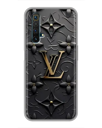 Чехол для Realme X50 с картинкой «Кожаная текстура LV»