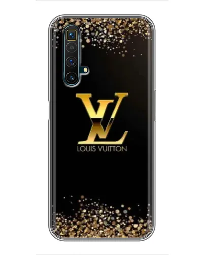Чехол для Realme X50 с картинкой «LV — золотые искры»