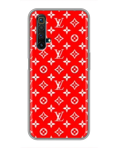 Чехол для Realme X50 с картинкой «Яркий паттерн LV»