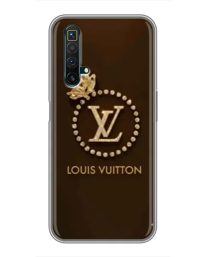 Чехол для Realme X50 с картинкой «LV — золотая печать»