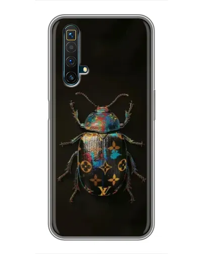 Чехол для Realme X50 с картинкой «LV — мраморный принт»
