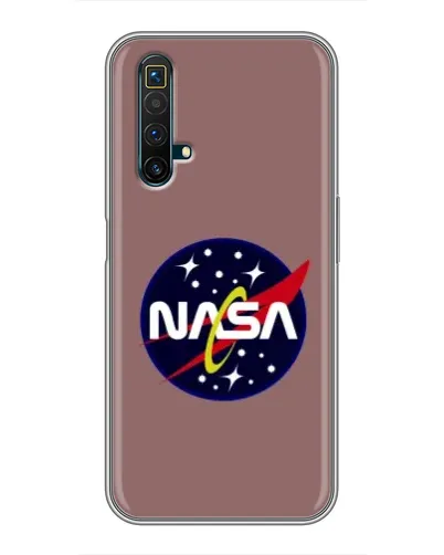 Чехол для Realme X50 с картинкой «NASA — ретро космос»