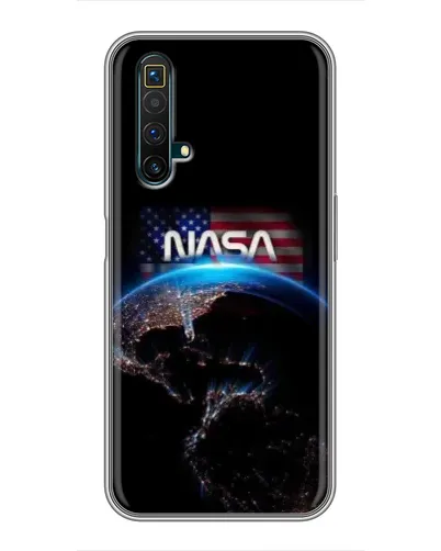 Чехол для Realme X50 с картинкой «Земля из космоса NASA»