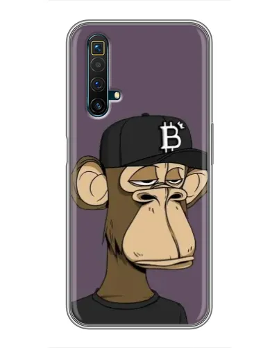 Чехол для Realme X50 с картинкой «Bored Ape в кепке»