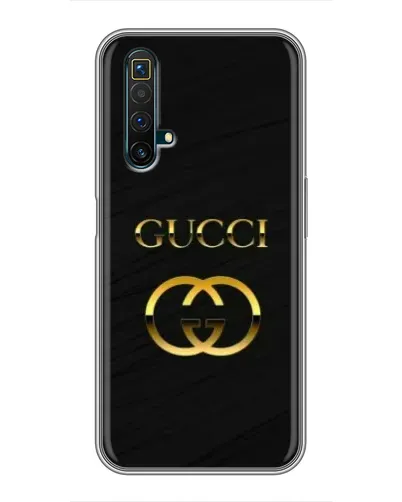 Чехол для Realme X50 с картинкой «Золотой логотип Gucci» Чехол для Realme X50 с картинкой «Золотой логотип Gucci»