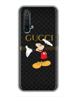 Чехол для Realme X50 с картинкой «Микки Маус Gucci»