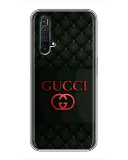 Чехол для Realme X50 с картинкой «Gucci — стеганый черный»
