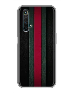 Чехол для Realme X50 с картинкой «Gucci — неоновая линия»