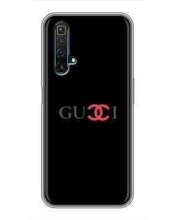Чехол для Realme X50 с картинкой «Gucci — красный градиент»