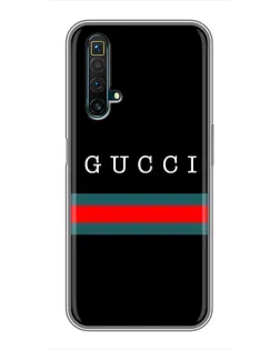 Чехол для Realme X50 с картинкой «Gucci — красный пояс»