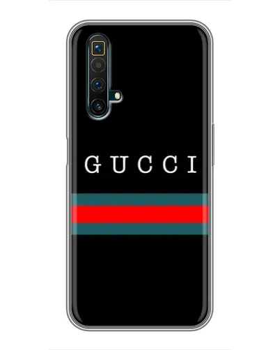 Чехол для Realme X50 с картинкой «Gucci — красный пояс» Чехол для Realme X50 с картинкой «Gucci — красный пояс»