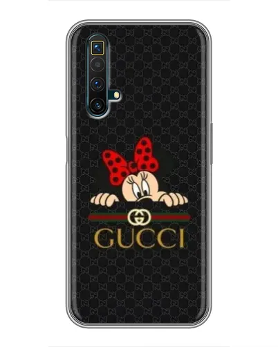 Чехол для Realme X50 с картинкой «Минни Маус Gucci — черный» Чехол для Realme X50 с картинкой «Минни Маус Gucci — черный»