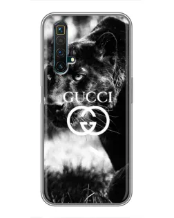Чехол для Realme X50 с картинкой «Gucci — дикая природа»