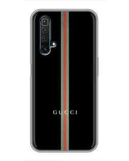 Чехол для Realme X50 с картинкой «Gucci — строгая линия»