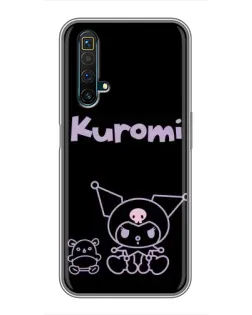 Чехол для Realme X50 с картинкой «Kuromi — черный минимализм» Чехол для Realme X50 с картинкой «Kuromi — черный минимализм»