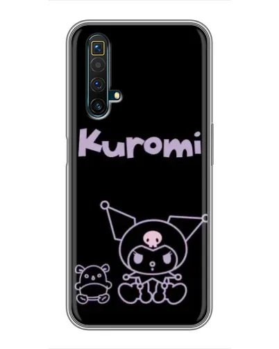Чехол для Realme X50 с картинкой «Kuromi — черный минимализм» Чехол для Realme X50 с картинкой «Kuromi — черный минимализм»