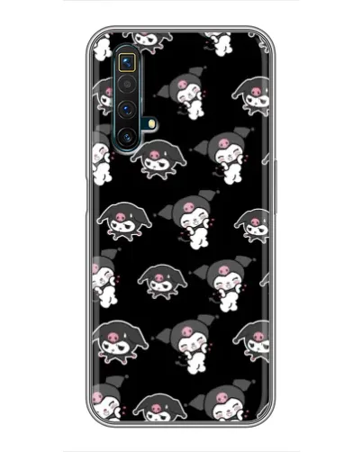 Чехол для Realme X50 с картинкой «Черный паттерн Kuromi» Чехол для Realme X50 с картинкой «Черный паттерн Kuromi»