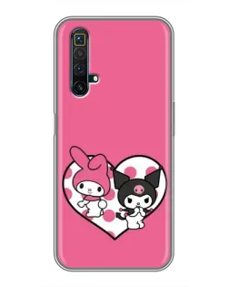 Чехол для Realme X50 с картинкой «Kuromi и My Melody» Чехол для Realme X50 с картинкой «Kuromi и My Melody»