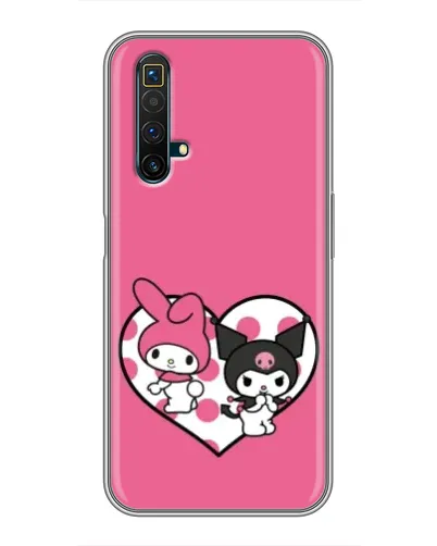 Чехол для Realme X50 с картинкой «Kuromi и My Melody» Чехол для Realme X50 с картинкой «Kuromi и My Melody»