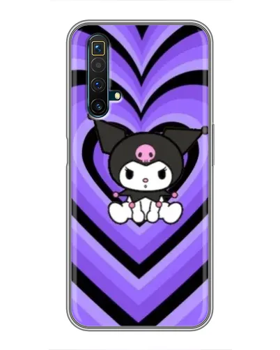 Чехол для Realme X50 с картинкой «Kuromi и фиолетовые сердца» Чехол для Realme X50 с картинкой «Kuromi и фиолетовые сердца»