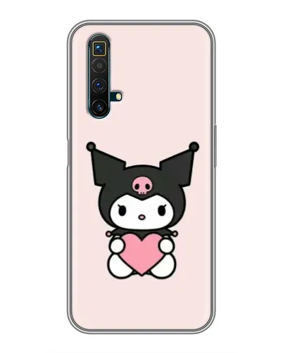 Чехол для Realme X50 с картинкой «Kuromi и сердце» Чехол для Realme X50 с картинкой «Kuromi и сердце»