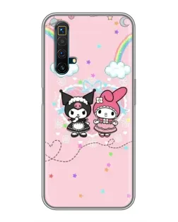 Чехол для Realme X50 с картинкой «My Melody и Kuromi» Чехол для Realme X50 с картинкой «My Melody и Kuromi»