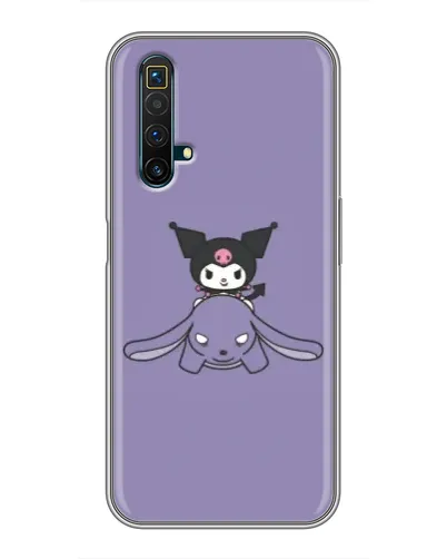 Чехол для Realme X50 с картинкой «Kuromi на лиловом фоне» Чехол для Realme X50 с картинкой «Kuromi на лиловом фоне»