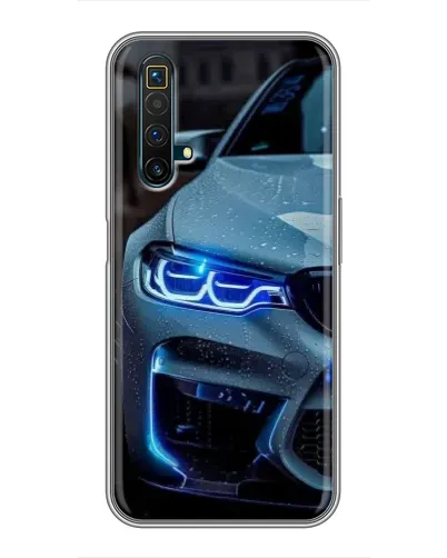 Чохол для Realme X50 з картинкою «Погляд BMW з синіми фарами» Чохол для Realme X50 з картинкою «Погляд BMW з синіми фарами»