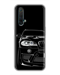 Чохол для Realme X50 з картинкою «Темний силует BMW»