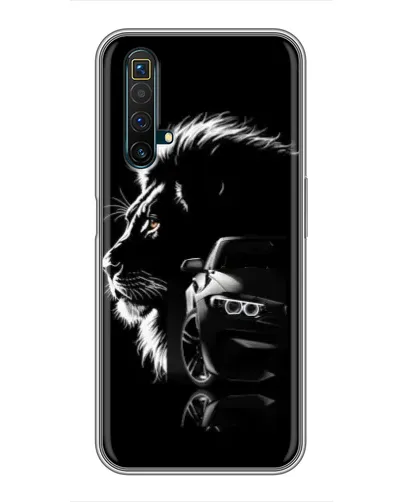 Чохол для Realme X50 з картинкою «BMW та лев» Чохол для Realme X50 з картинкою «BMW та лев»