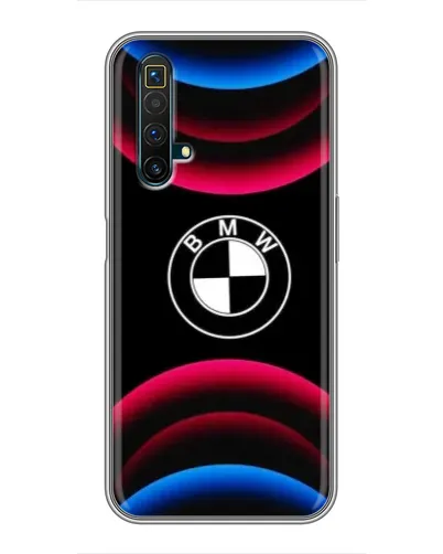 Чохол для Realme X50 з картинкою «Логотип BMW та неонові дуги» Чохол для Realme X50 з картинкою «Логотип BMW та неонові дуги»