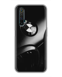Чохол для Realme X50 з картинкою «Емблема BMW — макро»