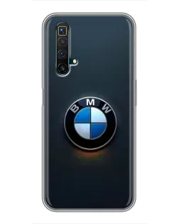 Чохол для Realme X50 з картинкою «Логотип BMW — мінімалізм»