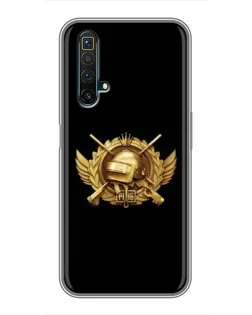 Чохол для Realme X50 з картинкою «PUBG — помаранчевий градієнт» Чохол для Realme X50 з картинкою «PUBG — помаранчевий градієнт»