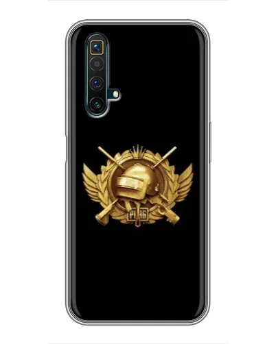 Чехол для Realme X50 с картинкой «PUBG — оранжевый градиент» Чехол для Realme X50 с картинкой «PUBG — оранжевый градиент»