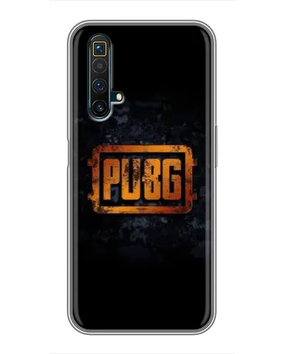Чехол для Realme X50 с картинкой «PUBG — золотой логотип» Чехол для Realme X50 с картинкой «PUBG — золотой логотип»