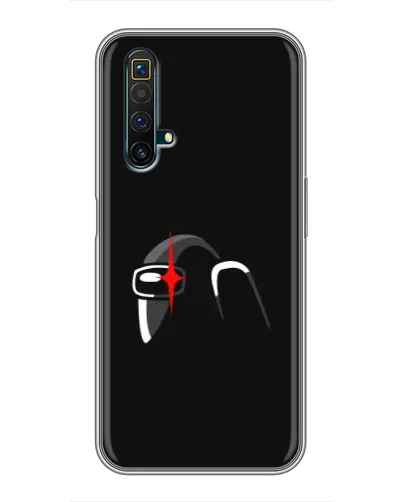 Чехол для Realme X50 с картинкой «Among Us шлем» Чехол для Realme X50 с картинкой «Among Us шлем»