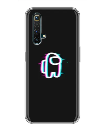 Чехол для Realme X50 с картинкой «Among Us неон» Чехол для Realme X50 с картинкой «Among Us неон»