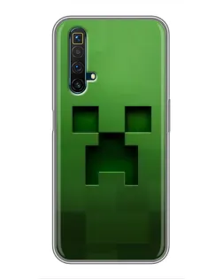 Чехол для Realme X50 с картинкой «Крипер микро-дизайн»